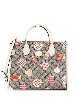 Gucci Structured Top Handle Open Tote Printed GG Coated Canvas Small (view 1)
