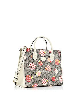 Gucci Structured Top Handle Open Tote Printed GG Coated Canvas Small (view 2)