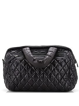 Chanel Coco Cocoon Bowling Bag Quilted Printed Nylon Medium (view 1)