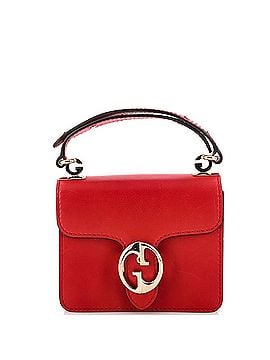Gucci 1973 Flap Top Handle Bag Leather Small (view 1)