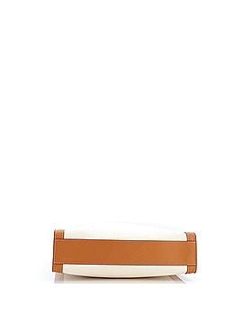Céline Vertical Cabas Tote Canvas with Leather Small (view 2)