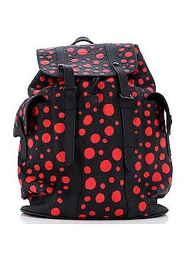 Louis Vuitton Christopher Backpack Yayoi Kusama Painted Dots Taurillon Leather MM (view 1)