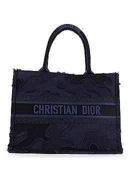 Christian Dior Book Tote Camouflage Embroidered Canvas Medium (view 1)