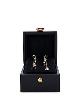 Louis Vuitton Blossom Drop Earrings 18K Tricolor Gold and Diamonds (view 2)