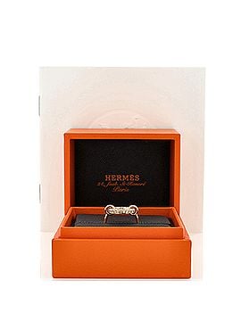 Hermès New Farandole Ring 18K Rose Gold with Diamonds (view 2)