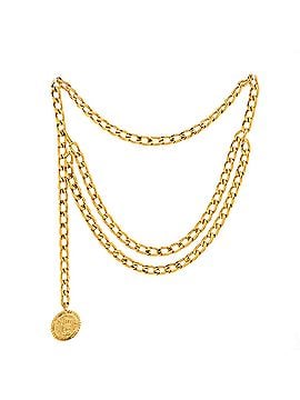 Chanel Vintage Multi-Chain Medallion Belt Metal (view 1)