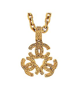 Chanel Vintage Triple CC Chain Necklace Metal (view 1)