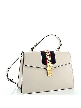 Gucci Sylvie Top Handle Bag Leather Medium (view 2)