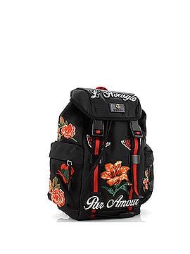 Gucci Techpack Backpack Embroidered Techno Canvas Small (view 2)