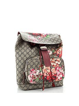 Gucci Buckle Backpack Blooms Print GG Coated Canvas Medium (view 2)