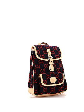 Gucci Children's Pocket Flap Backpack GG Wool (view 2)