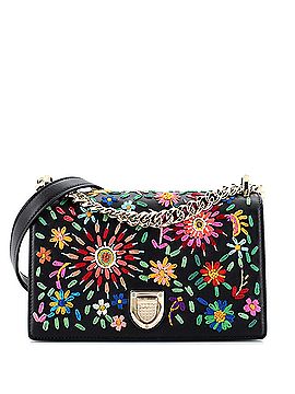 Christian Dior Diorama Flap Bag Embroidered Leather Medium (view 1)
