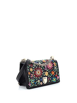 Christian Dior Diorama Flap Bag Embroidered Leather Medium (view 2)