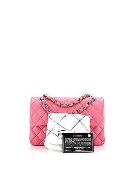 Chanel Classic Double Flap Bag Quilted Lambskin with Rainbow Hardware Small (view 2)