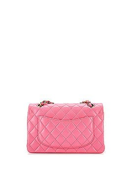 Chanel Classic Double Flap Bag Quilted Lambskin with Rainbow Hardware Small (view 2)