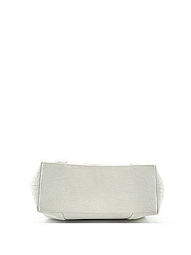 Balenciaga Editor Frame Top Handle Bag Crocodile Embossed Leather Small (view 2)