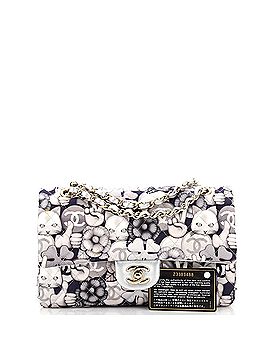 Chanel Emoticon Classic Double Flap Bag Quilted Printed Canvas Medium (view 2)