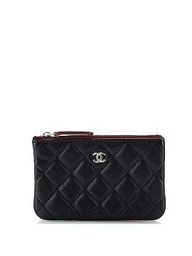 Chanel Classic O Case Pouch Quilted Caviar Mini (view 1)
