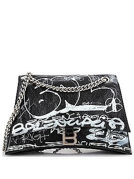 Balenciaga Graffiti Crush Chain Flap Bag Leather Medium (view 1)