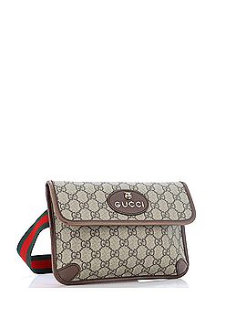 Gucci Neo Vintage Flap Belt Bag GG Coated Canvas (view 2)