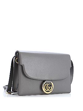 Gucci GG Ring Shoulder Bag Leather Medium (view 2)