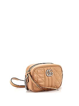 Gucci GG Marmont Shoulder Bag Mixed Matelasse Leather Mini (view 2)