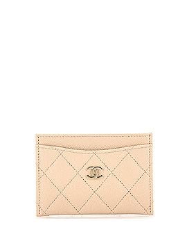 Chanel Classic Card Holder Quilted Caviar (view 1)