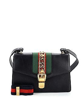 Gucci Sylvie Shoulder Bag Leather Small (view 1)