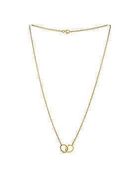 Cartier Love Interlocking Necklace 18K Yellow Gold (view 2)