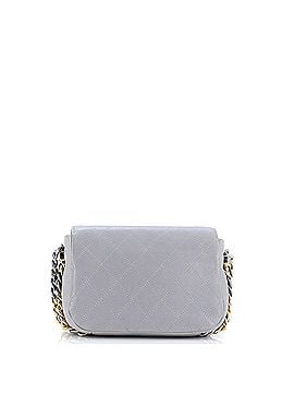 Chanel Two Tone Envelope Flap Bag Quilted Calfskin Medium (view 2)