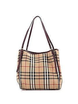 Burberry Canterbury Tote Horseferry Check Canvas Small (view 1)