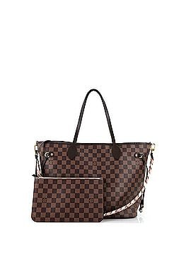 Louis Vuitton Neverfull NM Tote Damier with Braided Detail MM (view 2)