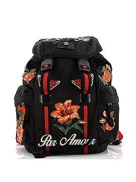 Gucci Techpack Backpack Embroidered Techno Canvas Small (view 1)
