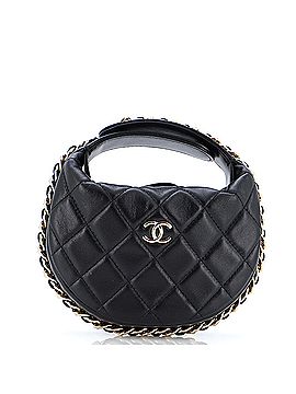 Chanel Chain Around Hobo Pouch Quilted Lambskin Mini (view 1)