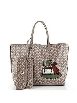 Goyard Anjou Reversible Tote Embroidered Coated Canvas PM (view 2)