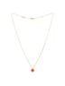 Van Cleef & Arpels 100% 18k Rose Gold Sweet Alhambra Pendant Necklace 18K Rose Gold and Carnelian One Size - photo 2