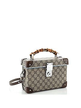 Gucci Bamboo Globe-Trotter Vanity Case GG Coated Canvas (view 2)
