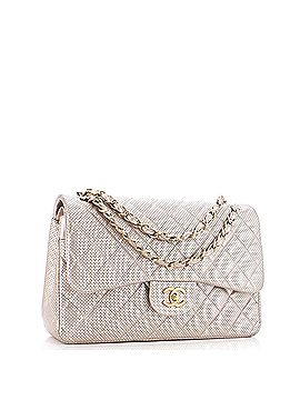 Chanel Classic Double Flap Bag Quilted Perforated Lambskin Jumbo (view 2)