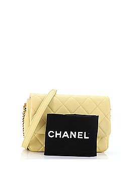 Chanel Chain Melody Flap Bag Quilted Caviar Small (view 2)