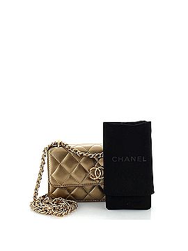 Chanel CC Flap Phone Holder with Chain Quilted Lambskin Mini (view 2)