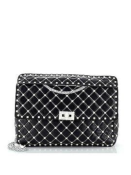 Valentino Garavani Free Rockstud Spike Flap Bag Quilted Leather Large (view 1)