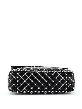Valentino Garavani Free Rockstud Spike Flap Bag Quilted Leather Large (view 2)