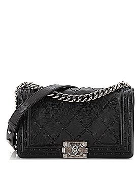 Chanel Paris-Dallas Boy Flap Bag Whipstitch Caviar Old Medium (view 1)
