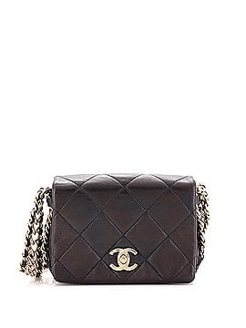 Chanel CC Triple Chain Full Flap Bag Quilted Lambskin Mini (view 1)