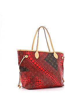 Louis Vuitton Neverfull Tote Limited Edition Kusama Waves Monogram Canvas MM (view 2)