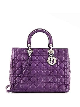 Christian Dior Lady Dior Bag Cannage Quilt Lambskin Large (view 1)