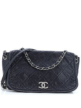 Chanel Natural Beauty Accordion Flap Bag Quilted Caviar Medium (view 1)