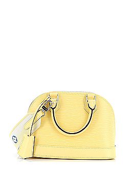 Louis Vuitton Alma Handbag Epi Leather with Logo Jacquard Strap BB (view 1)
