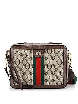Gucci Ophidia Zip Around Camera Bag GG Coated Canvas Small (view 1)