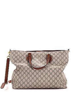 Gucci Convertible Soft Tote GG Coated Canvas Medium (view 1)